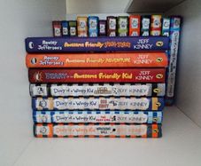 18 Books - Diary of a Wimpy Kid Collection (#1-17) by Jeff Kinney + Diary of an Awesome Friendly Kid Series (#1-3)