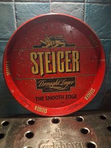 Rare nostalgic Steiger Irish Lager Tray