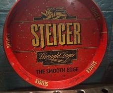 Rare nostalgic Steiger Irish Lager Tray