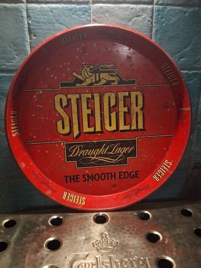 Rare nostalgic Steiger Irish Lager Tray