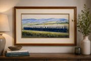 Leslie Carr (1891 to1969) Original GNR(I) Railway Artwork: AEC Railcar No. 601