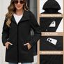 Brand New Women's Mid-Season Lightweight Parka Hooded Mid-Length Image 3