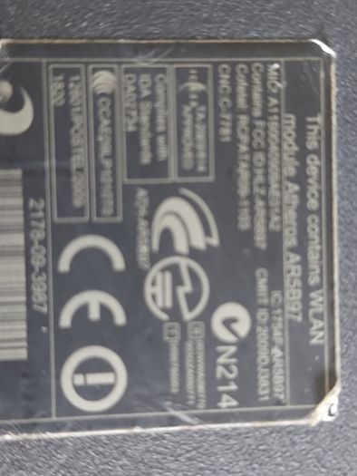 Packard Bell 15.6 inch Laptop, Model mNo. P5WS0, Intel Core i3-2310M CPU, 2.1GHz, 6GB Ram, 500GB Ram, Windows 10, Microsoft Edge, Chrome and VLC