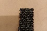 Black beaded bracelet