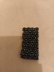 Black beaded bracelet