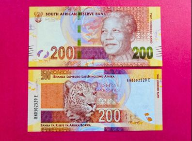 South Africa  200 Rand 2012 Pick 137a  UNC