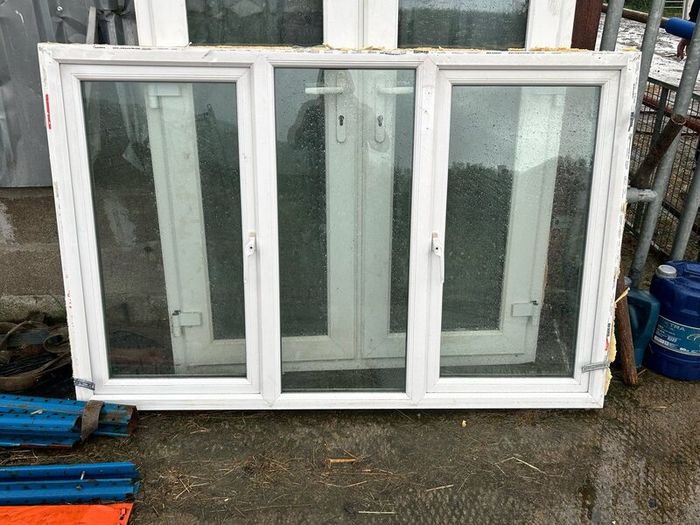PVC French doors and window