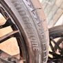 22" Staggered BMW Black Alloy Wheels with Tires & Spacers Image 5