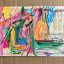 Original art original Art Boat painting SALE Image 3