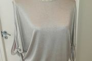 Next silver colour cold shoulder top uk8 bnwot