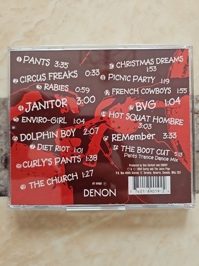 Corky And The Juice Pigs CD - Pants