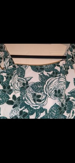 Summer dress green floral
