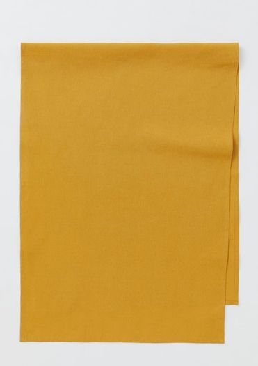 2 Organic Cotton Mustard Table Runners