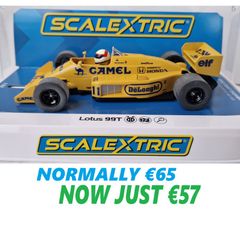 Scalextric F1 Lotus 99T #11 Slot Car ( C4355 classic Formula one Legend )