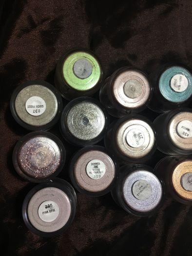 100% genuine mac pigments & glitters
