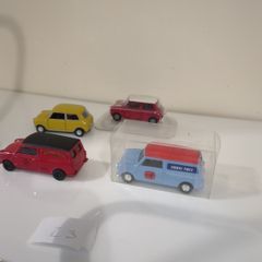 Set of 4 Classic Mini Die-cast Models Corg Rare Editions