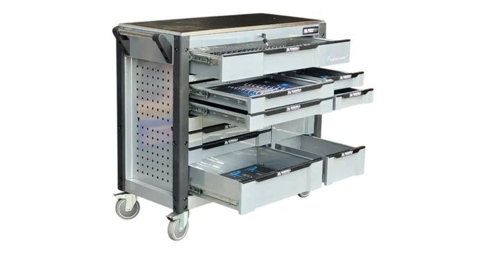 MANAROLA 12-Drawer Tool Chest + Full Professional Tool Kit -