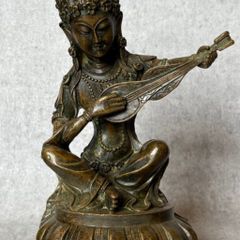 Saraswati or the Goddess of Wonderful Sound - Bronze