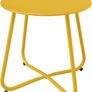Side Table, Coffee Table, Lightweight, Weather Resistant, Beside Table for Living Room, Hallway, Bedroom, Garden, Terrace, Balcony (MULTIPLE COLOURS) Image 4