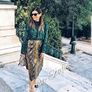 ZARA  shiny SNAKESKIN print skirt bloggers favourite Image 9