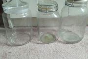 Glass Jars X 3