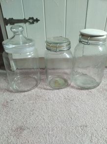Glass Jars X 3
