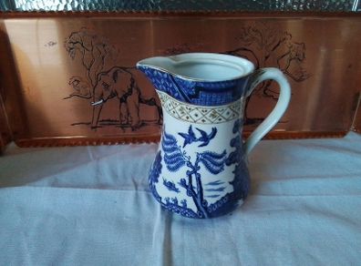 Booths 19th Century Real Old Blue Willow jug