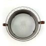 Vintage Art Nouveau Style Copper Candy Bowl With Glass Insert Image 3