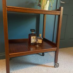 Mid century drinks trolley