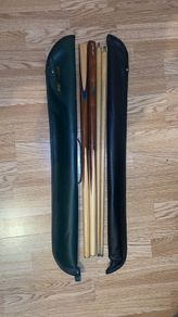 Riley 3/4 Pool/Snooker Cue Set + Extensions + Case