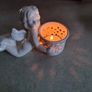 Small angel figurines candle holder Image 3