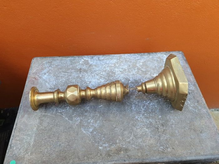 brass candke stick holder