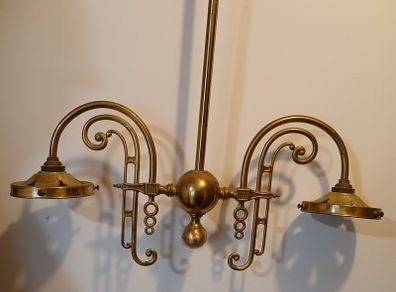 Brass chandelier