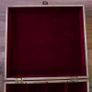 Vintage Wooden case for military medals, display case, lined with velvet 15" x 14" Image 6