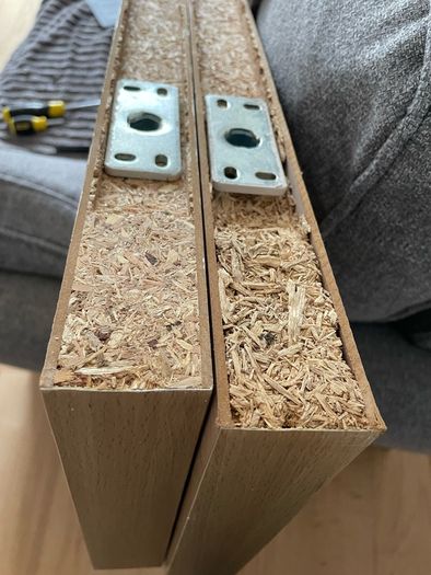 Two floating shelves