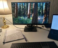 AOC 24E1Q 24 Inch IPS Full HD Monitor Height Adjustable