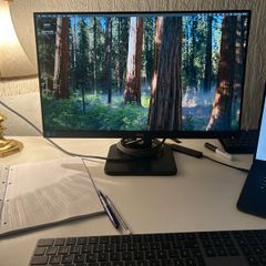 AOC 24E1Q 24 Inch IPS Full HD Monitor Height Adjustable