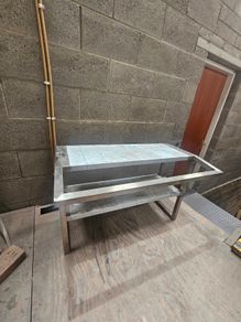 Stainless steel shelving