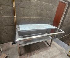 Stainless steel shelving