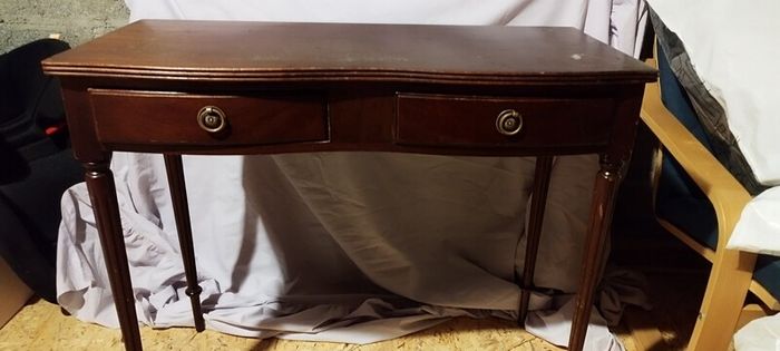mahogany hall table