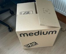 Amazon 7 Brand new Cardboard boxes. Dimensions on photo.  Collection Swords area.