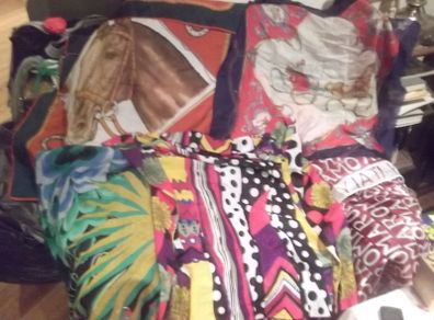 148 vintage ladies silk neck scarves
