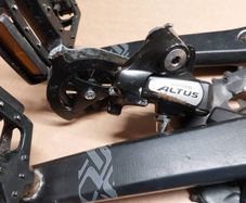 bike drive train 2 x 8