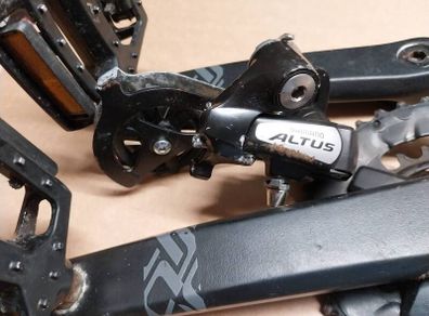bike drive train 2 x 8