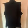 BNWT Boohoo black rib roll neck sleeveless top size UK16/18 EU44 /46 Postage included Image 3