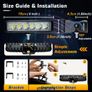 2pcs 6-Inch 18W LED Work Lights, Spotlight Off-Road LED Pods, Fog Lights, Driving Lamps with Adjustable Bracket, Ultra Bright Image 5