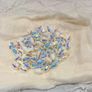 Vintage Corona Art 5200 Chalkwhite Aurorea Boreale Beads Image 3