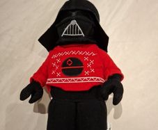 Lego Darth Vader Soft Toy. Christmas Themed