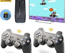 Portable Video Game Console With Wireless Controllers 4K HD TV Retro Game Retro Classic Console 50 Emulators 10000+ Games