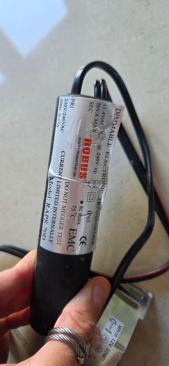 Transformer with downlight and LED x9
